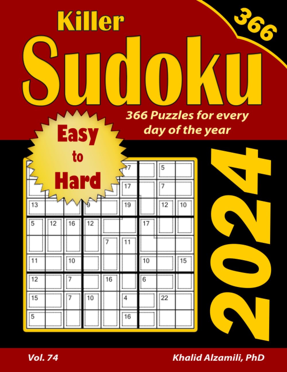 2024 Killer Sudoku: 366 Easy to Hard Puzzles for Every Day of the Year (Game Calendars Series)