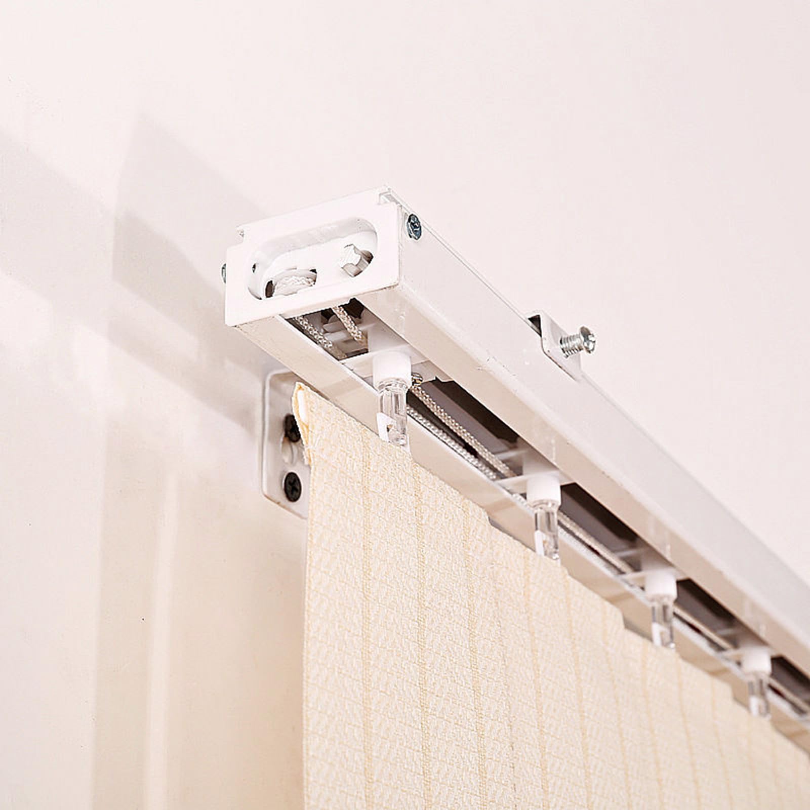 Cortina Lamas Verticales Opaca,Persianas Venecianas Opaca de Tela de Poliéster,Cortina de Protección Solar Y Privacidad,para Puertas Y Ventanas,Personalizable,Ancho X Alto (100cm x 100cm)