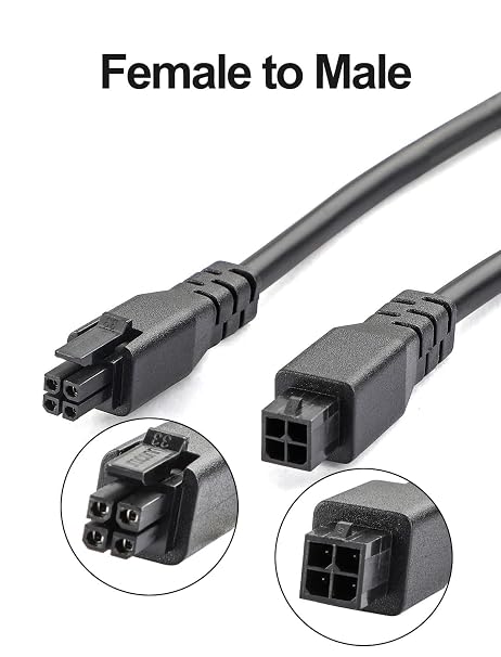 39.37in/1M AMS Lite Extension Cable with Magnetic Ring | Compatible with Bambu Lab A1/A1 Mini & Bambu Lab AMS Lite, 4Pin 22AWG Copper Core (NOT Fit A2L/X1/P1/H2 Series)