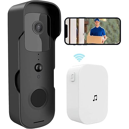 格安新品 Kuchoow スマホ連動機能 無線wifi ワイヤレスインターホン 防犯カメラ Www Smithsfalls Ca