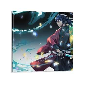 鬼滅の刃　冨岡義勇　アートパネル　額入り Amazon.co.jp: 鬼滅の刃 冨岡義勇 ポスター アートパネル アート