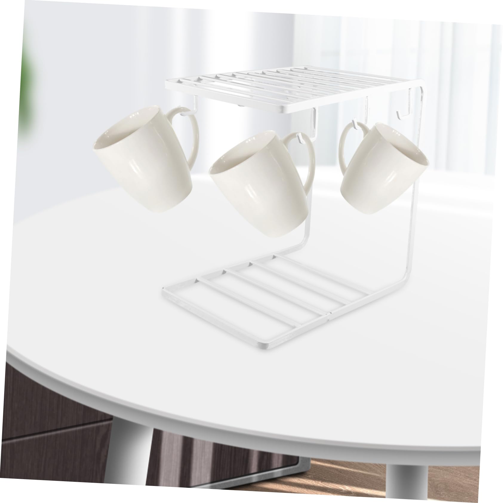 Garneck Supporto Per Piatti E Tazze in Ferro Nordico Porta Tazze Da 6 Porta Bicchieri Da Cucina