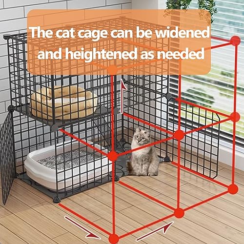 Fil solide et durable pour ce grand parc pour chat et cage à furet