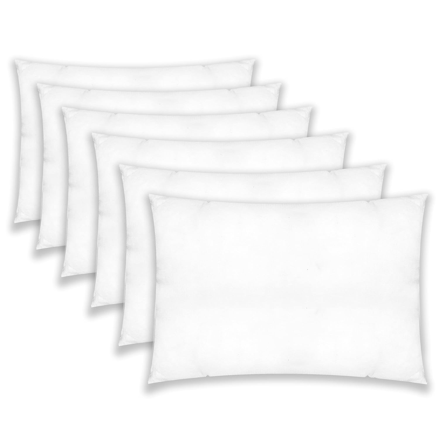 SWEETSAGA Soft Microfiber Vacuum Packed Bed Pillow Set 6 for Sleeping