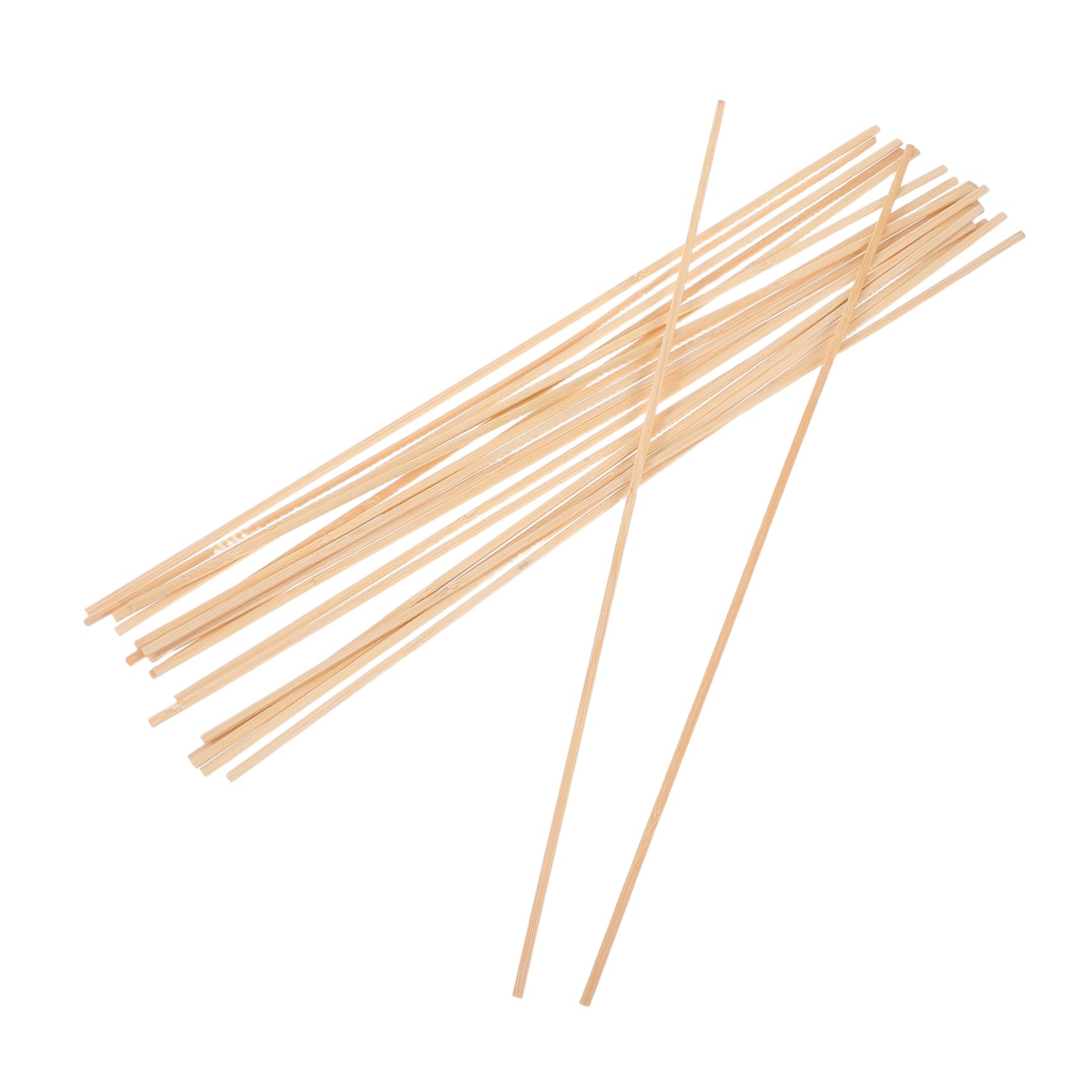 Kisangel 20pcs Thin Bamboo Kite Sticks Kit Weaving Material for Kite Construction DIY for Boys and Girls