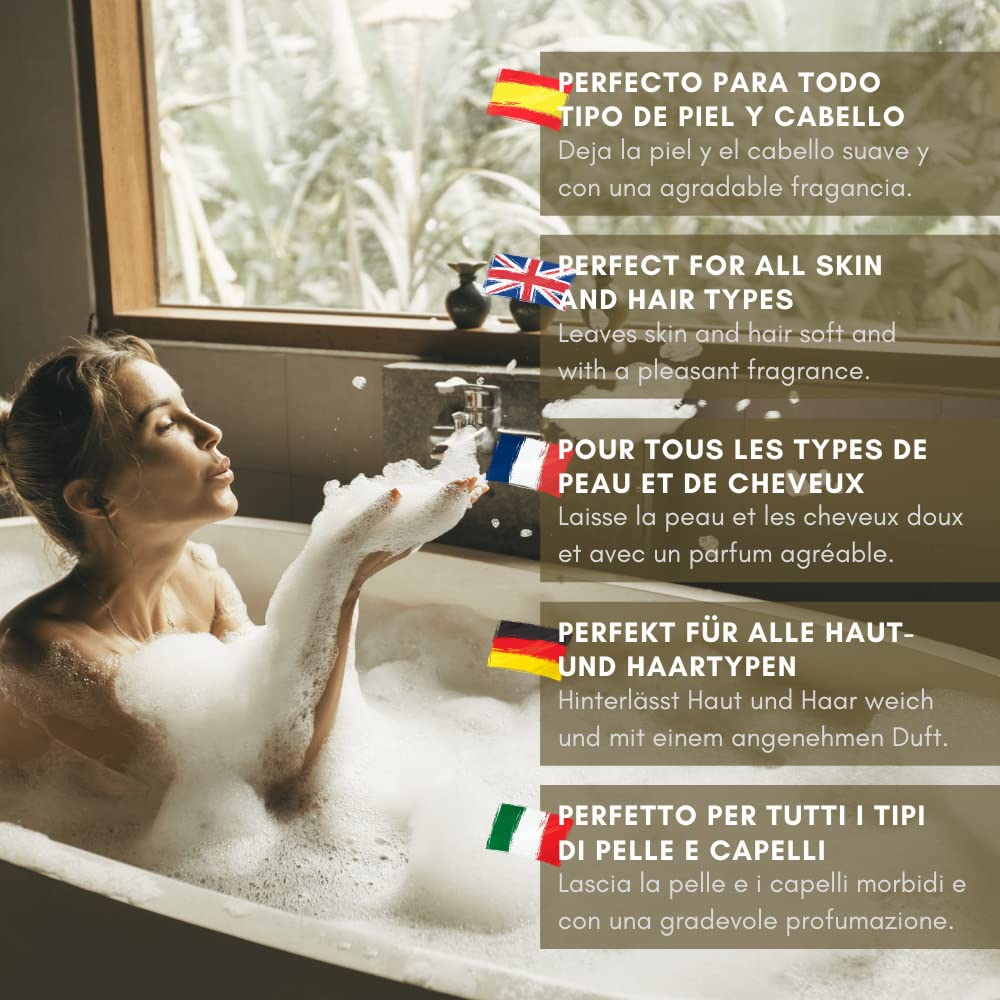 GPQ - Pack Amenities OLIVE | Kit de Gel + Shampooing + Savonnette | 100 Ud. x 3 Produits | Huile d’Olive, Sans Parabènes | Hôtel, B&B, Gîte Rural, Camping, Croisière... | Fabriqué dans l’UE
