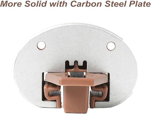 Miniatura 7 de Guías deslizantes de cajones de plástico, paquete de 10 tapones para cajones de tocador, piezas de repuesto, kit de reparación de rieles de cajones