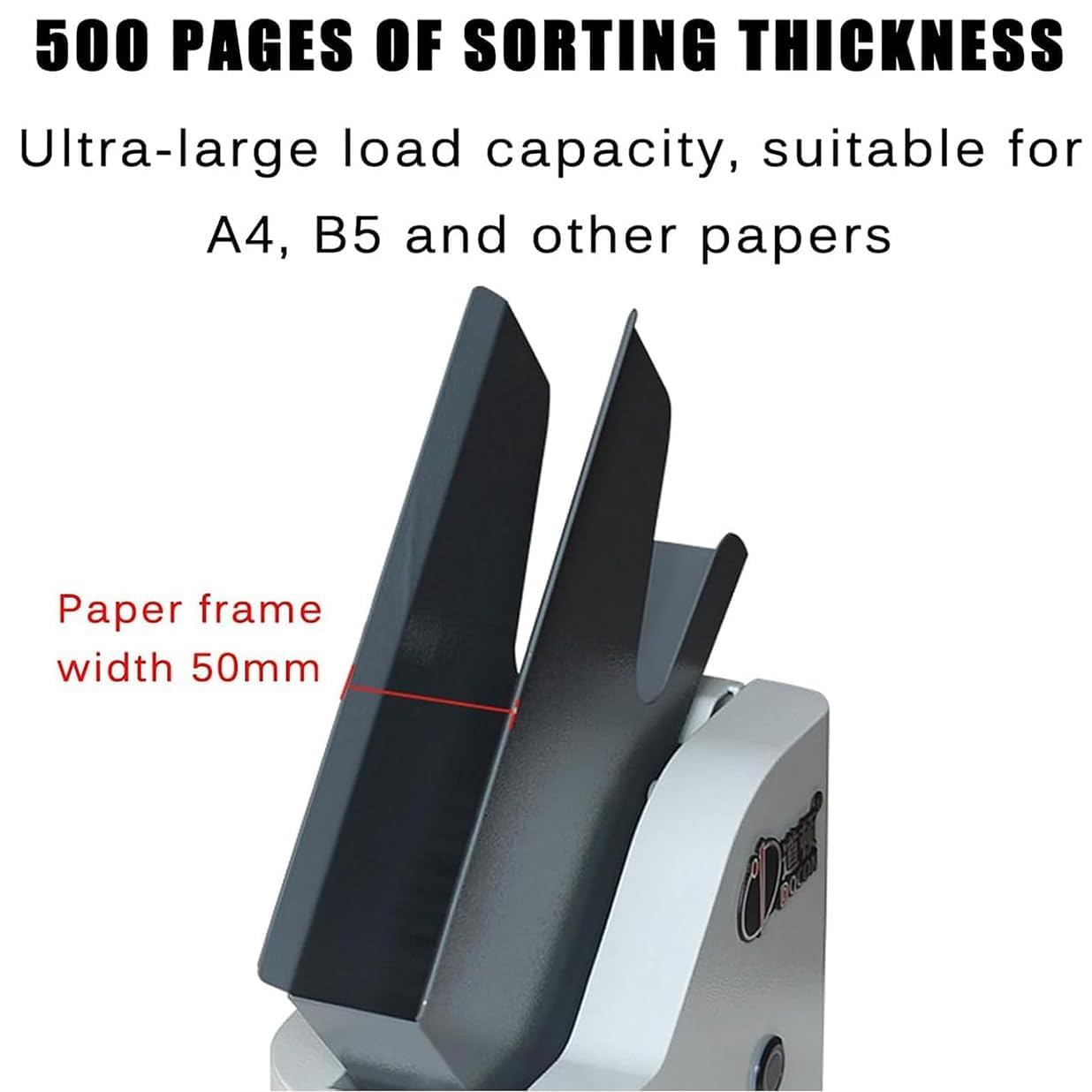 Paper Jogger automatico - Sorter carta da tavolo con supporto angolare, 18000 giri/min, slot di grande capacità per uffici e centri di copia di stampa
