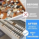 MIUKAA Clear Spice Drawer Organizer, 4 Tier - 2 Set Acrylic Seasoning Rack - Image 6