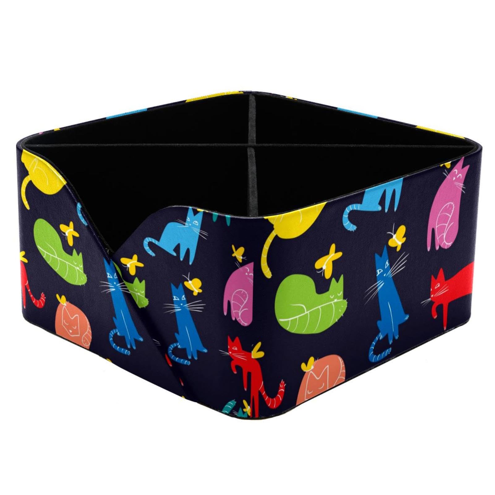 Organiseur de bureau amusant à 4 compartiments pour stylos