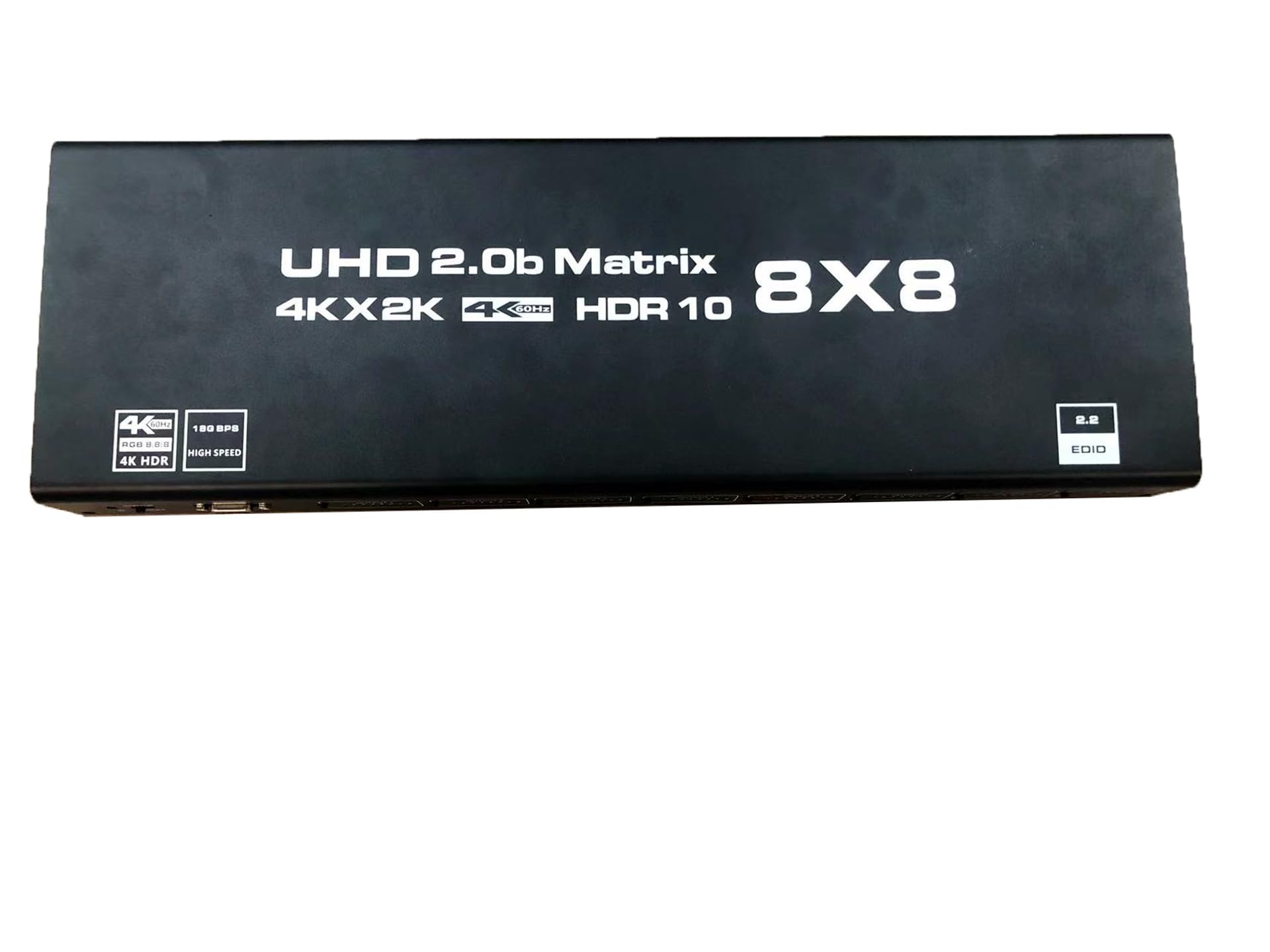 HDMI2.0 HD Digital 8X8 Matrix, 4K/60HZ/1080P144HZ, 8X8 przełącznik rozdzielacz RS232 IR pilot do monitora PC do telewizora