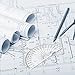 Zealor 24 Pack Plastic Protractors Clear Math Protractor 180 Degrees (4 Inch)
