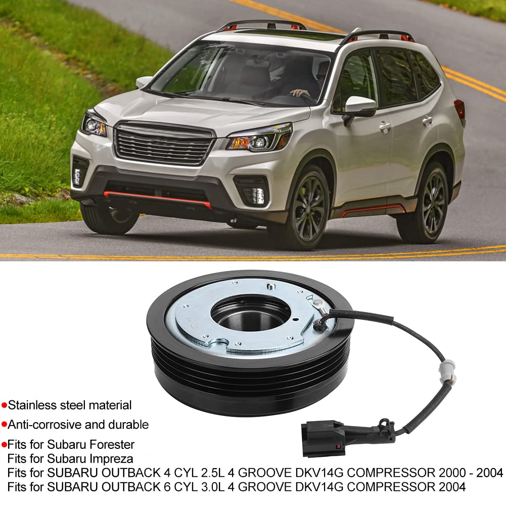 Puleggia bobina frizione compressore aria condizionata 73111fg001 DKV10R Kit di sostituzione durevole ad alta precisione in acciaio inossidabile per Impreza Outback 2.5L 3.0L
