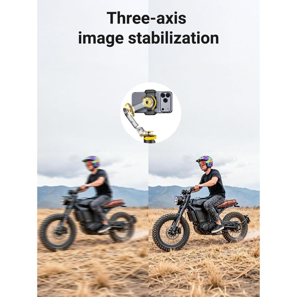 Stabilizator smartfona Kompaktowa składana konstrukcja śledzenia