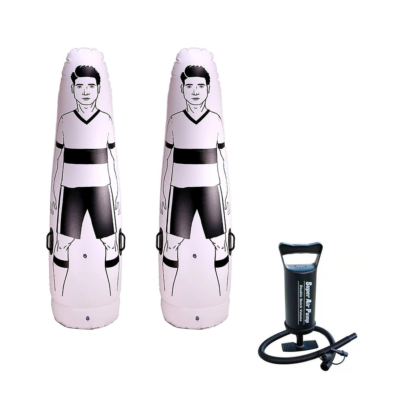 Buy JTXSMP Soccer Wall 2 Soccer Inflatable Dummies with Pumps