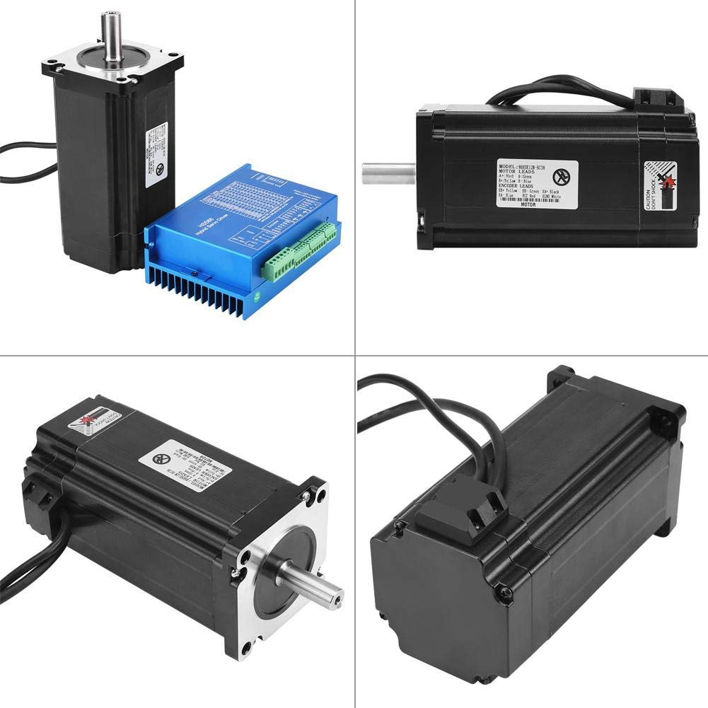 12N.M 0~3000 RPM Servo driver ibrido HSS86 + NEMA34 Servo motore passo-passo ad alta velocità a ciclo chiuso Servo motore 250 W