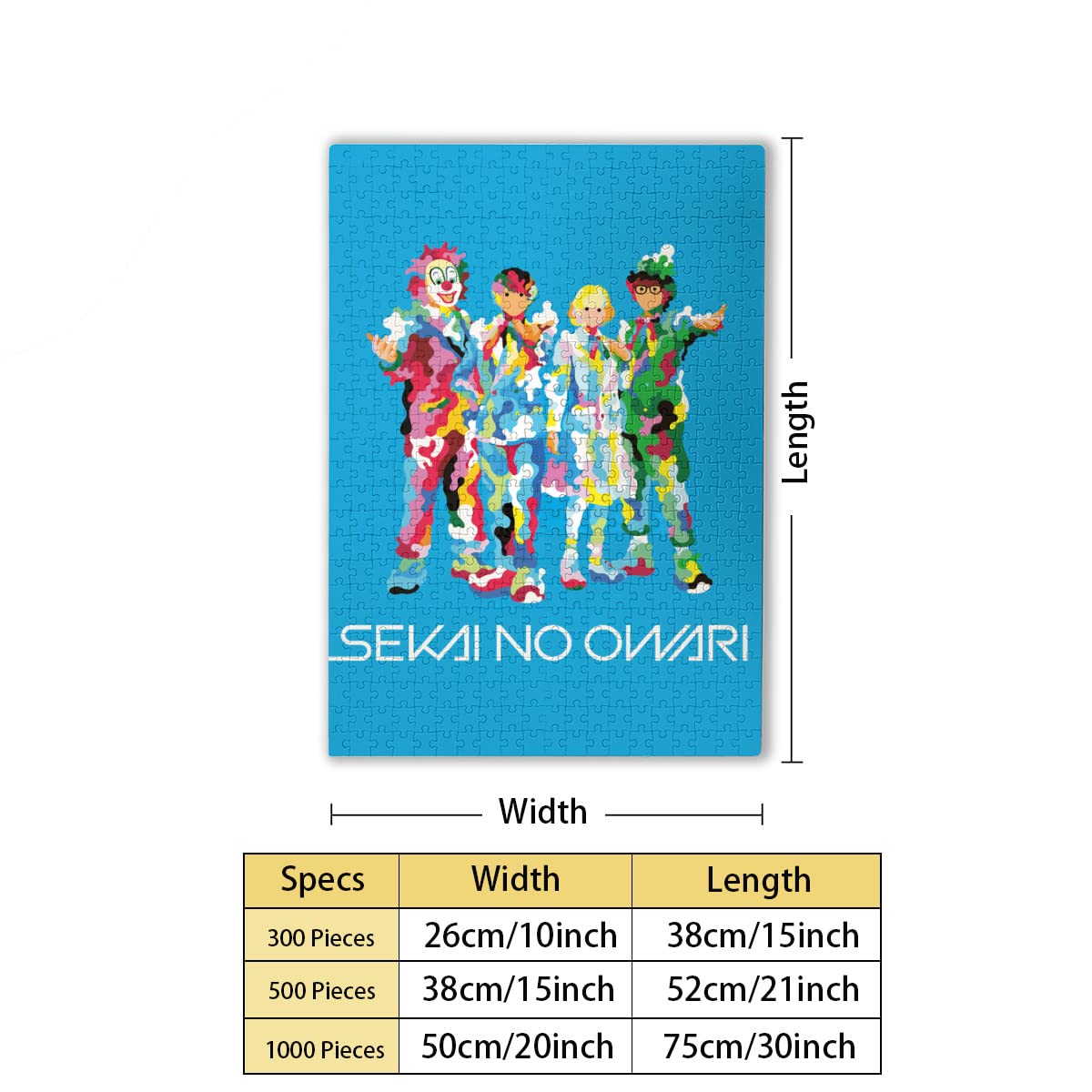 Amazon.co.jp: 世界の終わり Sekai No Owari 1000ピース パズル