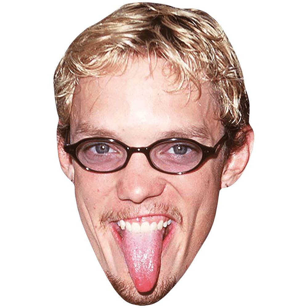 Matthew Lillard (Tongue) Celebrity Mask, Flat Card Face, Fancy Dress Mask