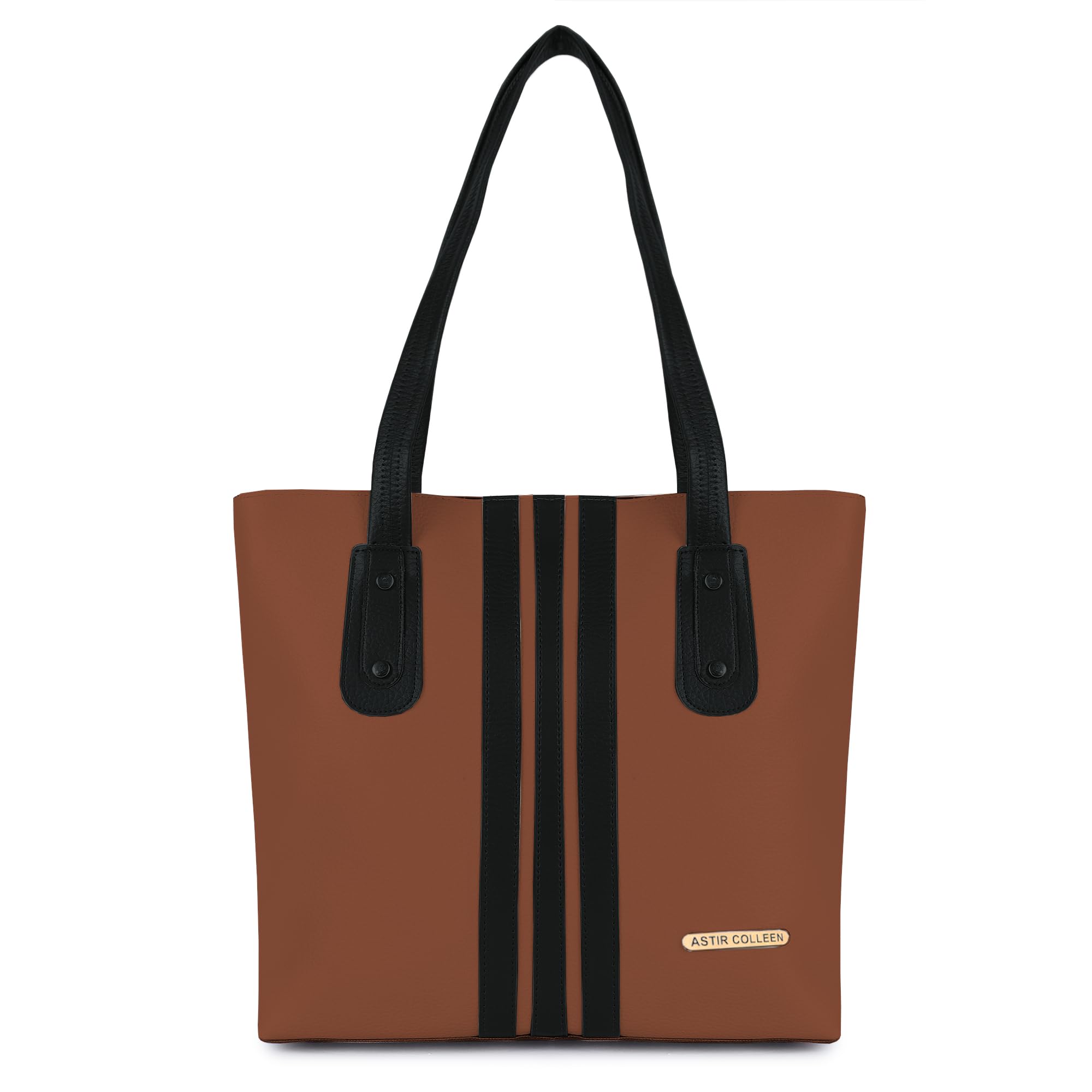ASTIR COLLEEN Shoulder Bag for Women/Girls (3 Stripe) (Tan-Black) (B0C9MRT3X7) Amazon Price History, Amazon Price Tracker