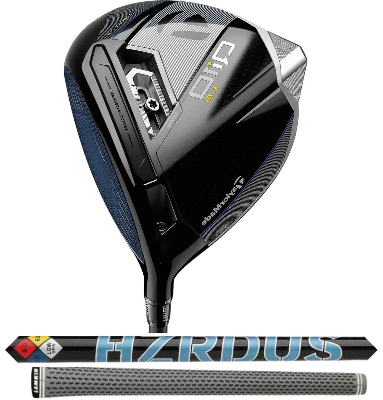 Left Handed TaylorMade Qi10 LS 10.5* Driver, HZRDUS Smoke Blue RDX 6.0 70g
