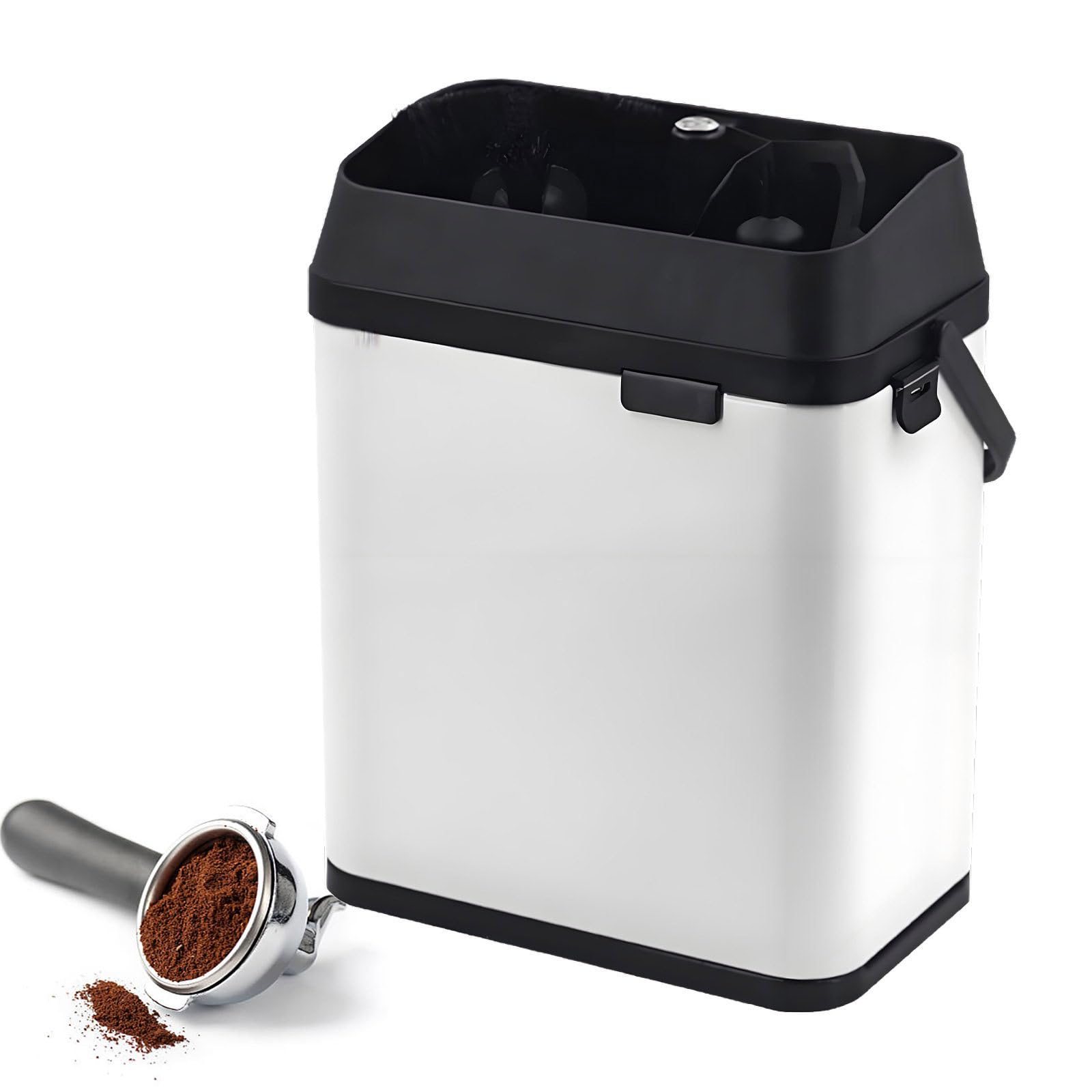 Limpiador eléctrico de portafiltro de café para tallos de 58 mm, limpiador de café fácil de usar para cafeterías domésticas o comerciales, solución de limpieza eficiente y cómoda