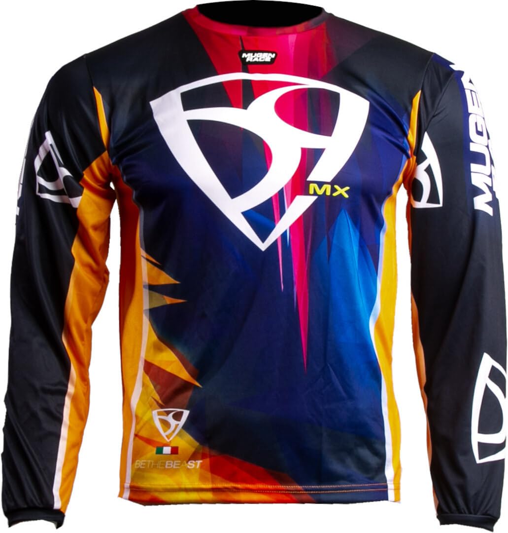 Army Maglia da motocross, blu/arancione, 3XL