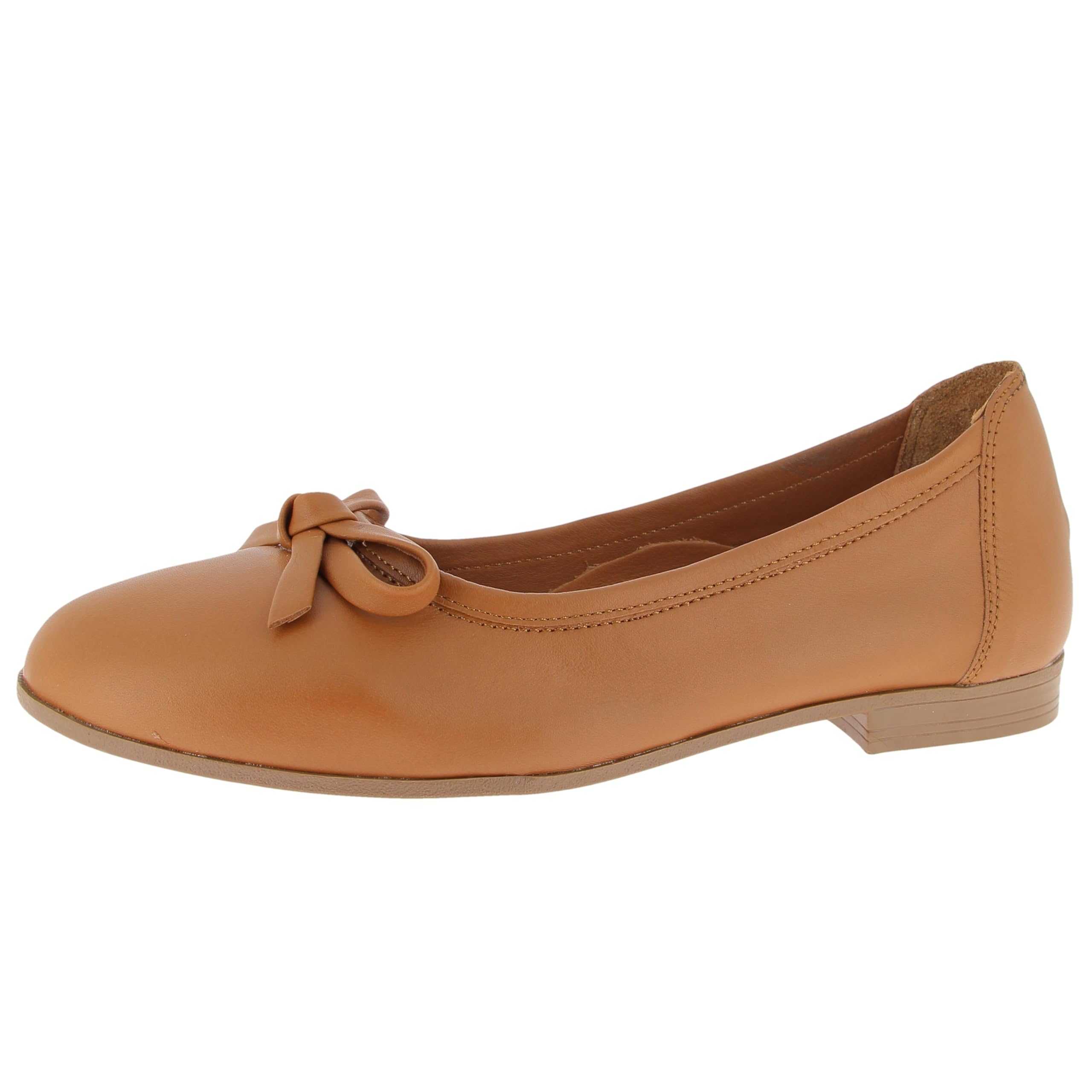 Andrea Conti Women's Ballet Flats, Cognac, 5 UK