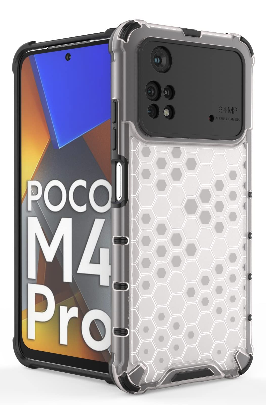 Glasgow Back Case Cover Compatible with Poco M4 Pro 4G (Stylish Design) - Transparent (B0B65CSS6P) Amazon Price History, Amazon Price Tracker