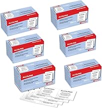 400 Disinfecting Wipes,Prep Pads,70% Isopropyl Alcohol Wipes, Sterile Antiseptic Wipes, Double Layer, Skin Disinfection and Cleaning, Lenses, Optical.