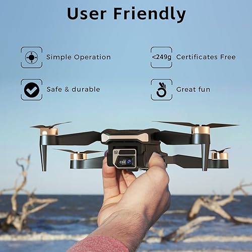 Miniatura 5 de Drone Quadcopter plegable Super Endurance para principiantes  40 minutos de tiempo de vuelo Wi-Fi FPV Drone con 120  gran angular 1080P HD cámara