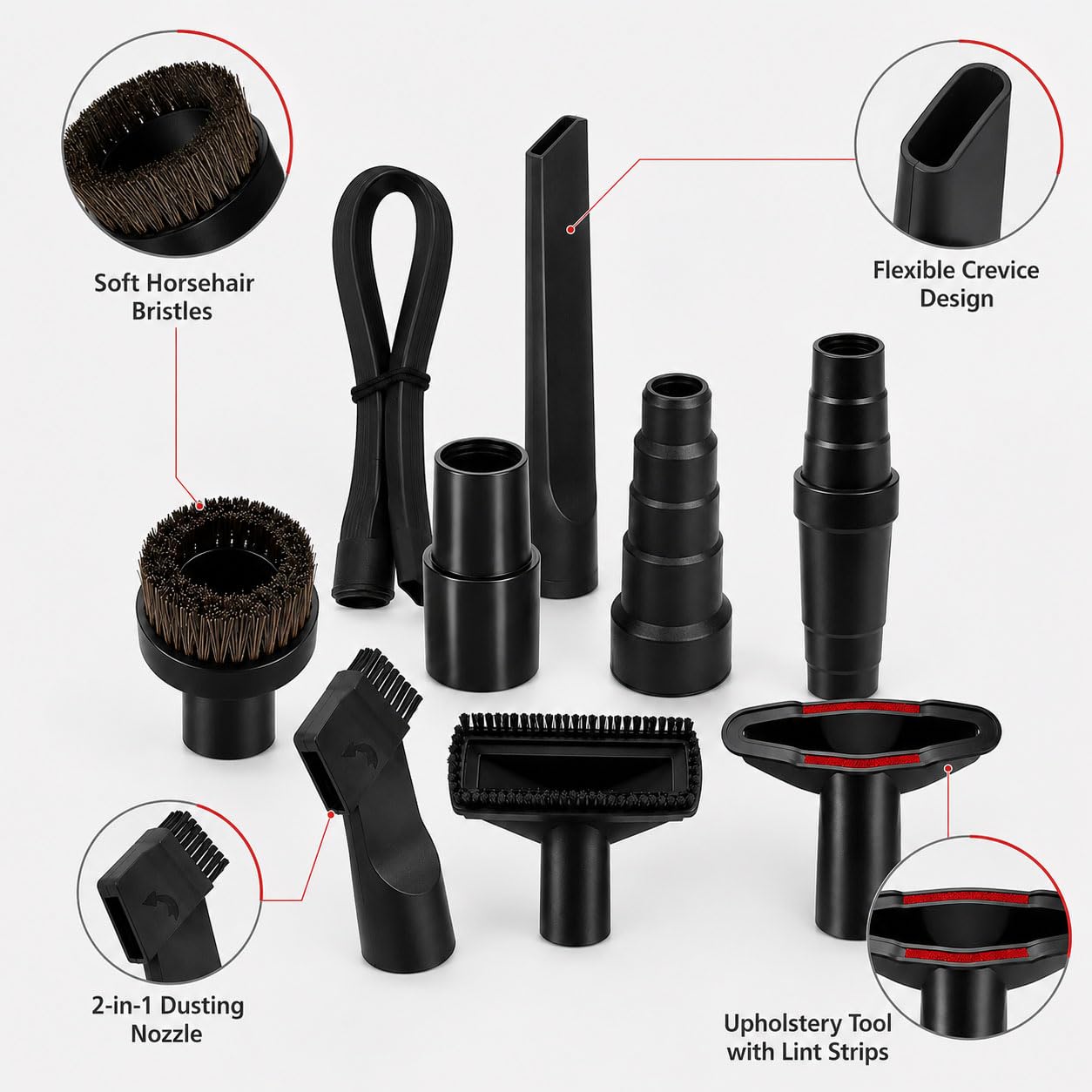 Kit Accessoires Aspirateur pour Bissell CleanView Swivel Pet 2316