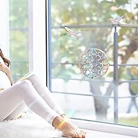 Vista 4 de 42 calcomanías estáticas de pájaros para ventana, anticolisión, para ataques de pájaros, calcomanías de ventana de puerta de cristal, para evitar