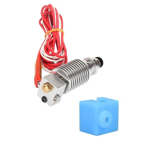 Miniatura 4 de 5 boquillas y calcetines de silicona para Anycubic Mega, Kobra, piezas de impresora 3D, 5 boquillas de latón de 0.016 in y calcetines de silicona