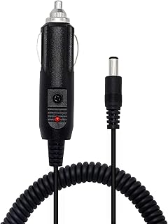 BestCH Car DC Adapter Compatible with Spektrum DX7S 7ch Tx/Rx Telemetry System DX8 2.4GHz DSMX Air Transmitter Power Supply Cord Cable (Note: NOT Fit Spektrum DX7)