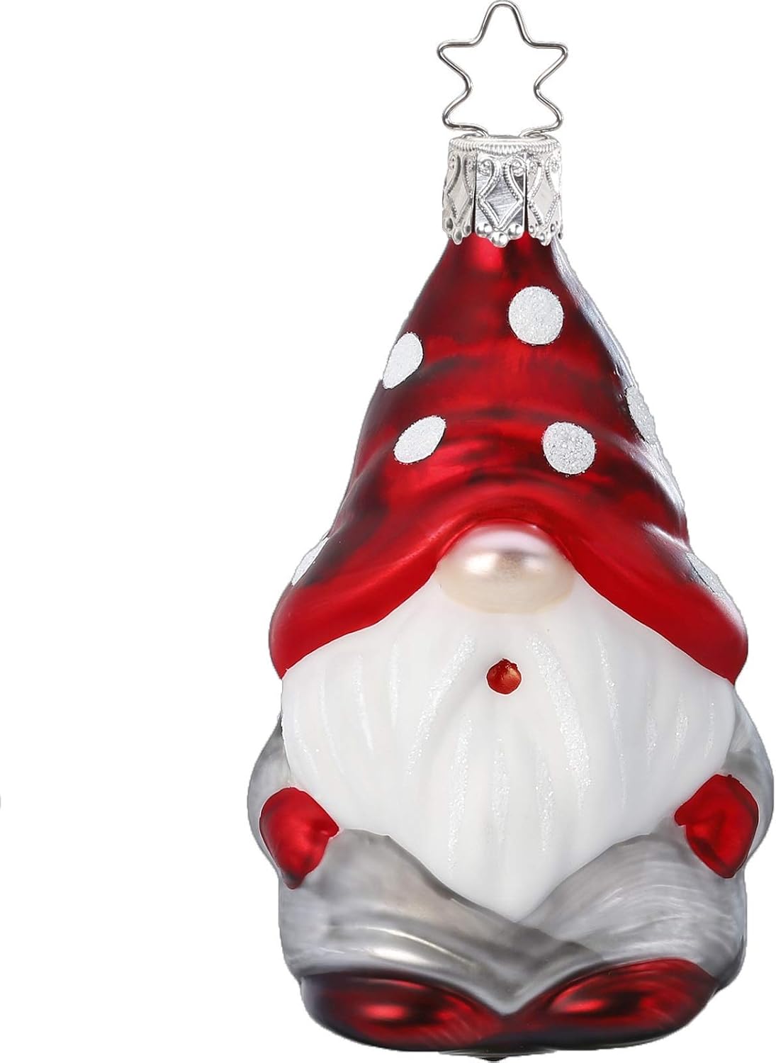 Ornaments Other Current Tree Ornaments INGE GLAS CLIP ON TAN MUSHROOM W