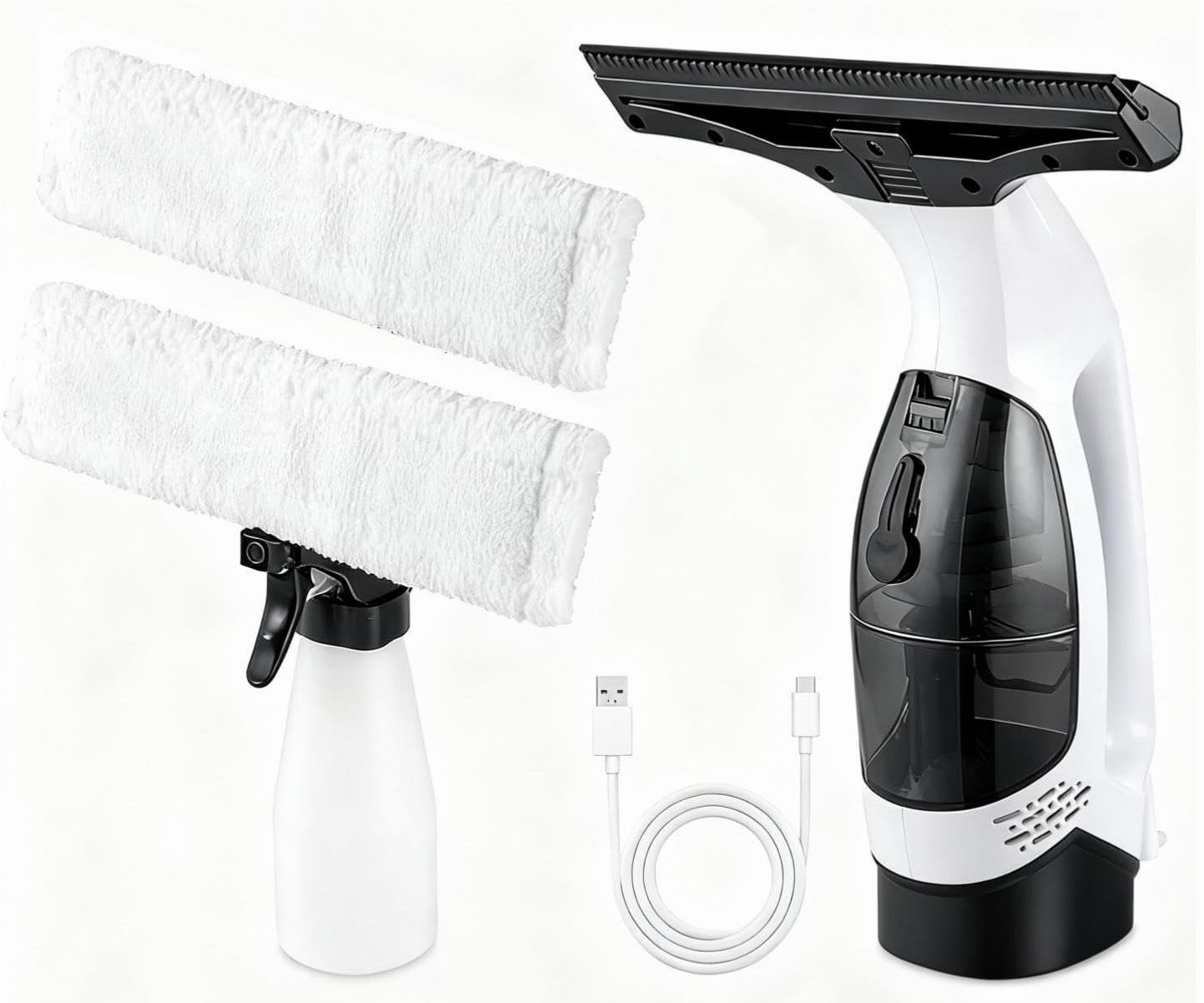 Photo 1 of **Factory Sealed** Window Vacuum Squeegee Cordless,280mm Wide Blade, 150ml Tank for Windows