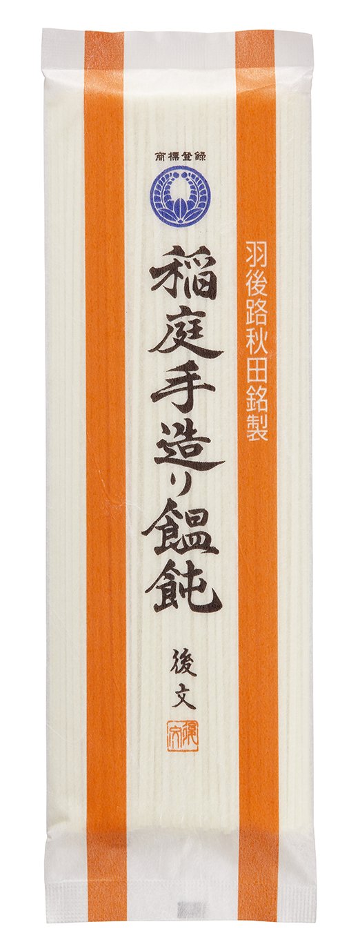 180gX2 pieces postamble Inaniwa Udon Zhu label