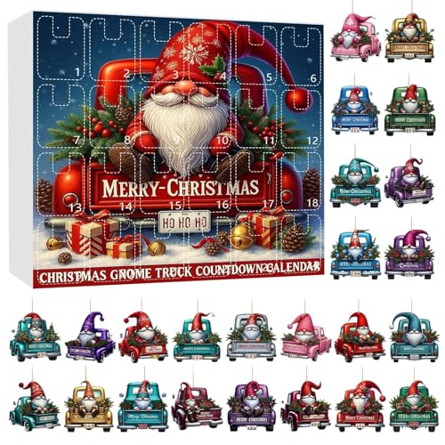 Huvqianu Calendrier de l'Avent 2025 | Décoration de Noël 2D en acrylique – vue 8