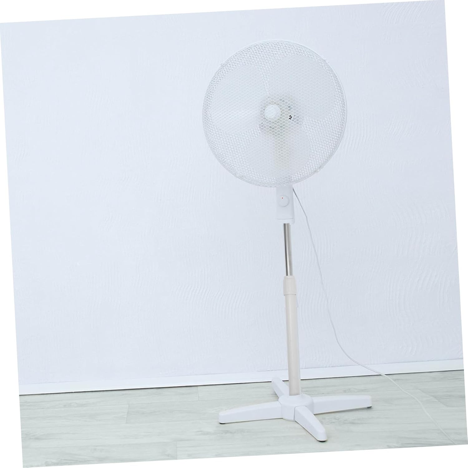 Stainless Steel Abs Material Pedestal Fan Pole Adjustable Height Standing Fan Stand for Office Home