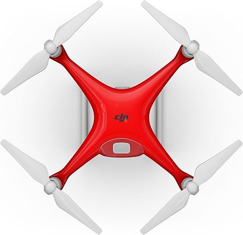 Miniatura 1 de Compatible con drones DJI Phantom 4 - Vinilo protector resistente a los arañazos - Rojo sólido