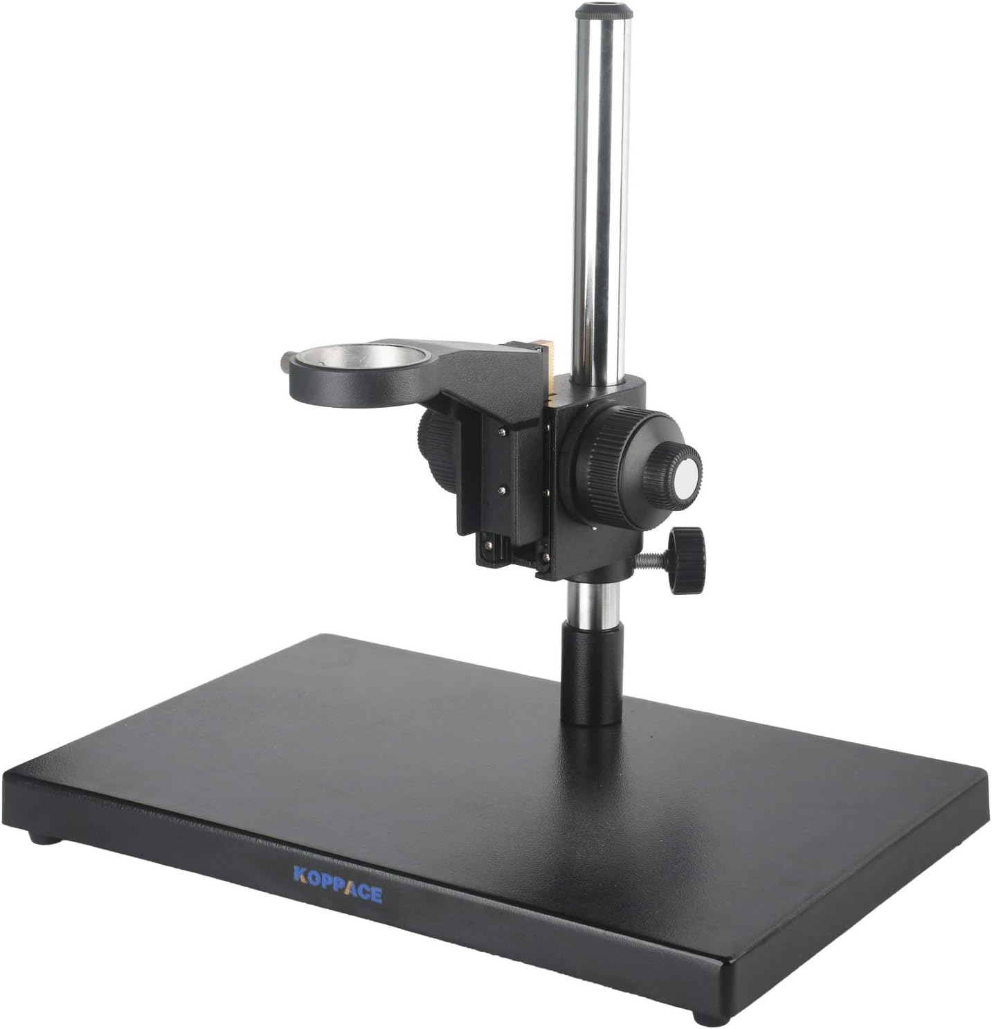 Monocular Microscope Stand Fine-Tuning Accuracy 0.002mm Large Platform Microscope Stand Lens Diameter 50mm