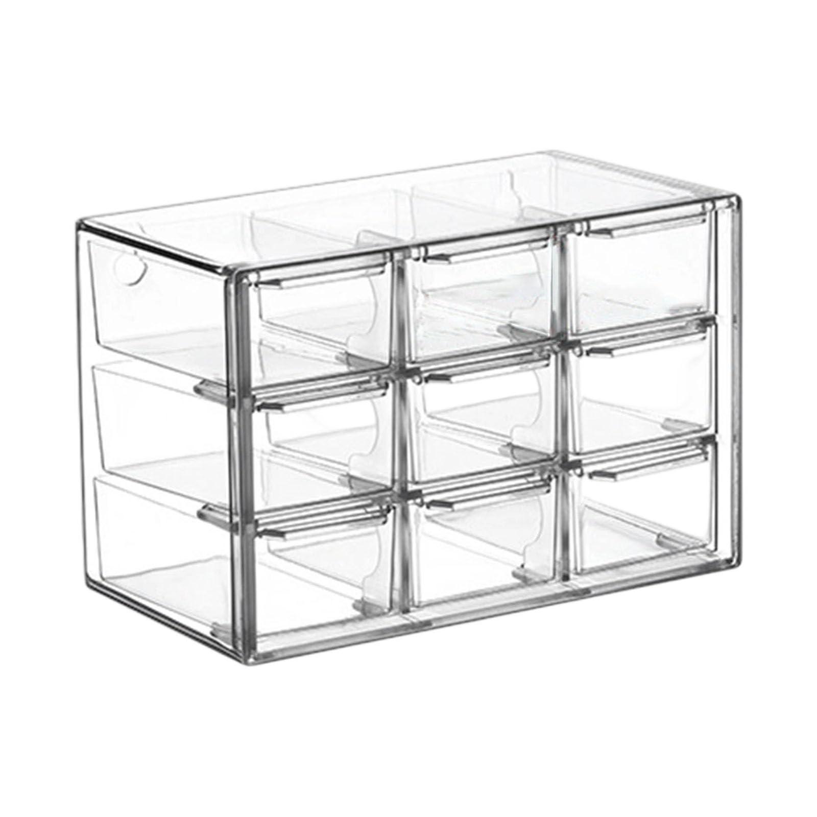 Jazuaiao Sturdy Stackable Drawer Organizers for Glasses Sunglasses on Desktop Crafted of Acrylic Materials Eyewear Organizers