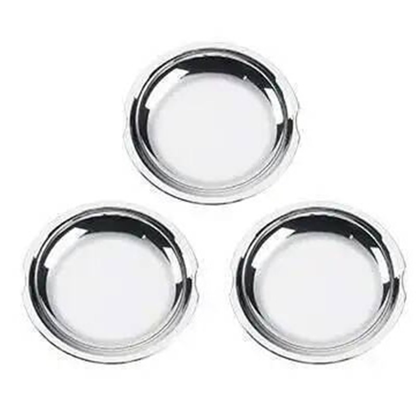BQWYEDPL Car Door Handle Bowl Decoration Cover Fit for Jeep Fit for Wrangler JK 2007-2017 Car Door Latch Handle(Chrome for 2 Door)
