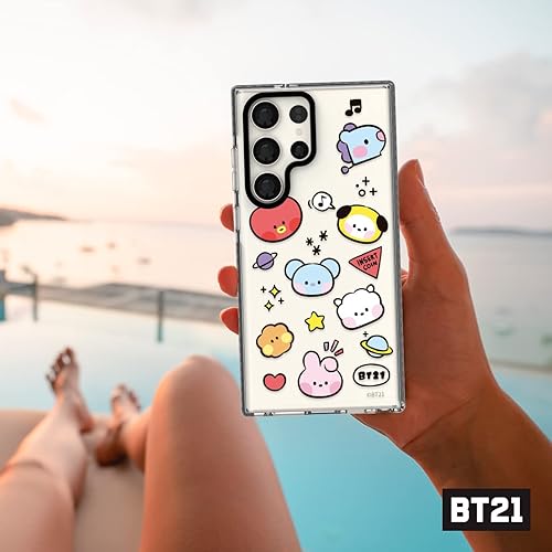 Miniatura 5 de BT21 Producto oficial para Galaxy S23 Ultra Case Minini Clear Line TPU Jelly Cover Transparente Slim Bumper Phone Case