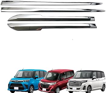 ルーミー　スムージングガーニッシュ YOURS [予]ルーミー ROOMY 前期・後期 専用 メッキパーツ サイド