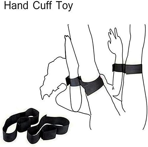 Miniatura 2 de Restricciones de muñeca y tobillo para parejas, restricciones de cama Queen, sexo adultos, ligas sexuales para tobillos y muñecas, bandas de