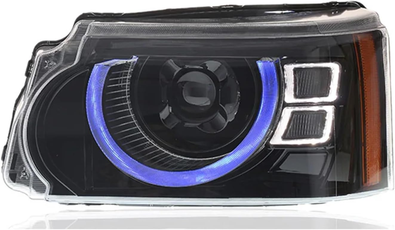 Car Head Lamp Compatible for Range Rover Sport L-ED Headlights 2010-2013 DRL Turn Signal H-igh Beam Angel Eye Projector Lens