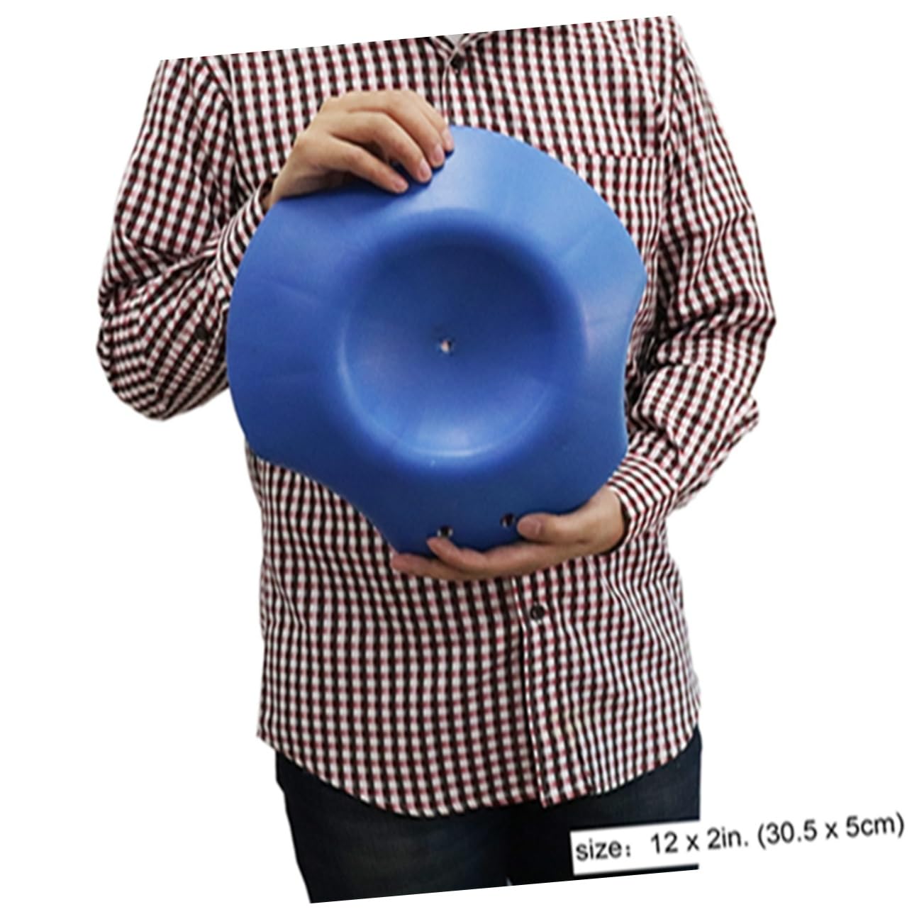 Garneck Portable Wheel Chocks for Trailers and Rvs Blue PP Plastic Stoppers Heavy Duty Slip Wedges for Mud and Lawn Use Excellent Absorption and Compression Resistance