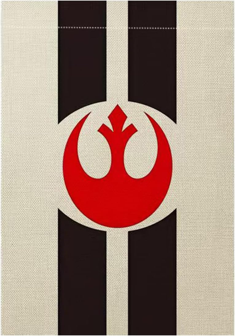 Rebel Alliance Garden Countries Flag,Double-Sided Flax Garden Flag,Alliance Flag Sign,Outdoor Yard Decorative Flags,12"x 18" - Image 3