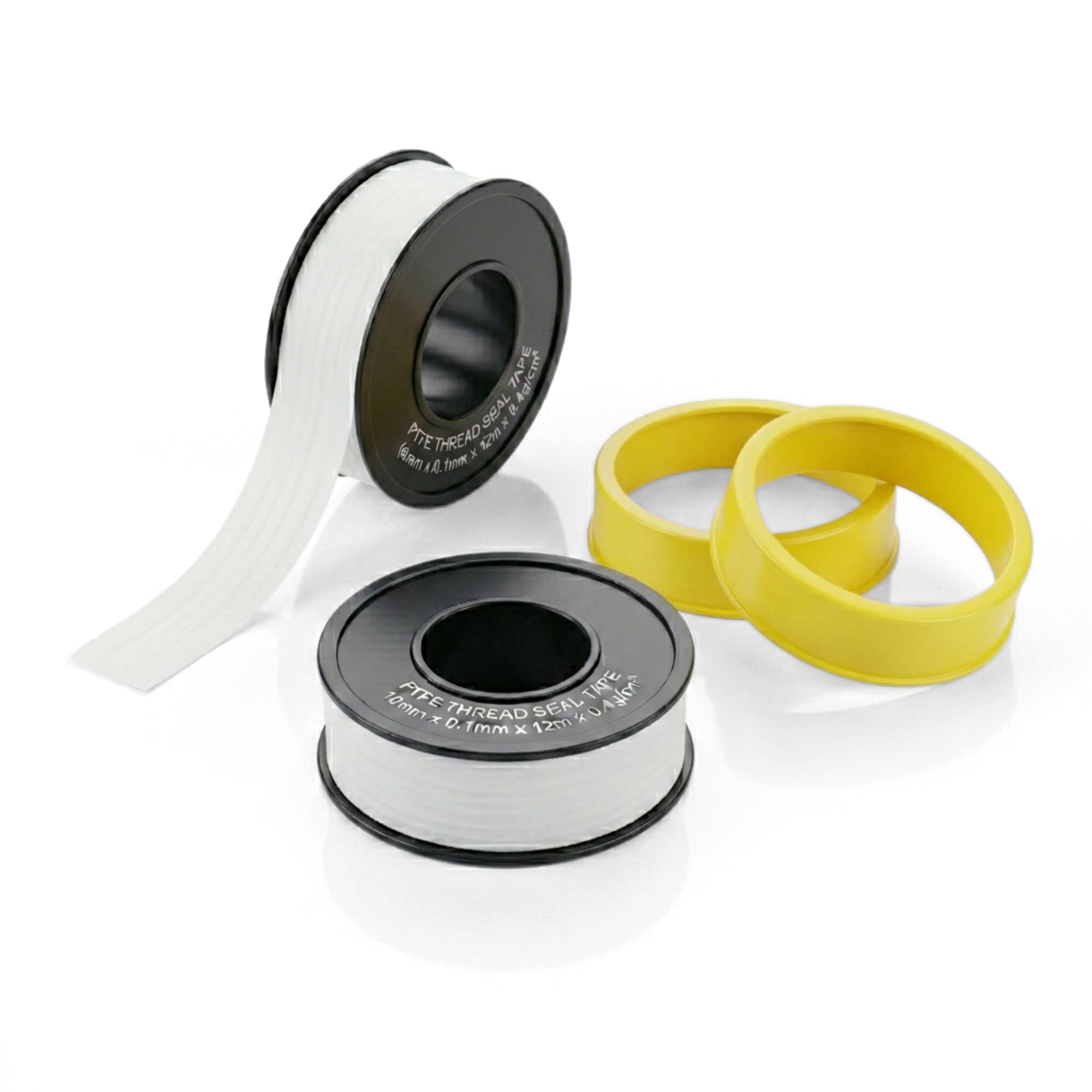 WEMNO PTFE Tape 12mm 20 Roll Pack | Thread Seal Tape Bulk | BS 7786 Certified | Gas Water Plumbing | Compression Fittings | Professional Plumber & Gas Engineer Trade Pack